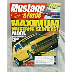 Mustang & Fords Magazine January 2001 Maximum Mustang Secrets Issue